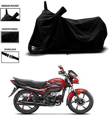 KEDIT Two Wheeler Cover for Hero(Passion Pro i3S, Black)