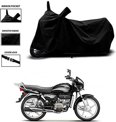 KEDIT Waterproof Two Wheeler Cover for Hero(Black)