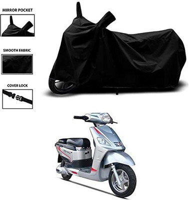 KEDIT Two Wheeler Cover for Hero(Electric NYX, Black)