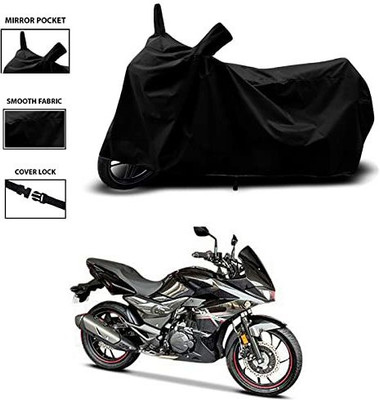 KEDIT Two Wheeler Cover for Hero(MotoCorp Xtreme 200S, Black)