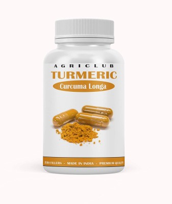 AGRI CLUB Turmeric Curcuma Longa capsules (60 capsules)(60 Capsules)