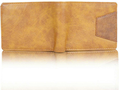 Felice Boys Gold Artificial Leather Wallet(4 Card Slots)