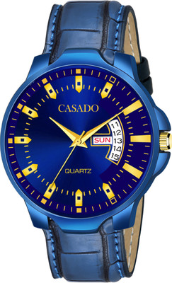 Casado All Blue | Gold Tone | Working Day and Date | Minimalism All Blue | Gold Tone | Working Day and Date | Minimalism Analog Watch  - For Men