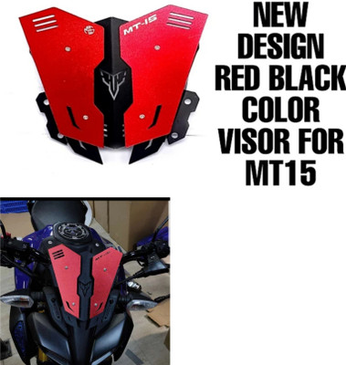 imad NEW DESIGN DUAL COLOR VISOR FOR MT15 Bike Windshield