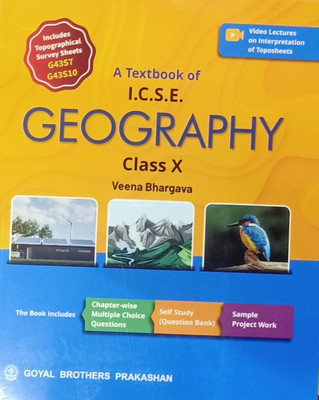 A TEXTBOOK OF I.C.S.E. GEOGRAPHY CLASS-X(Paperback, VEENA BHARGAVA)