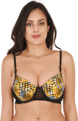 Body Lable Women Full Coverage Lightly Padded Bra(Multicolor)