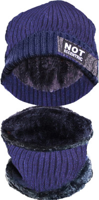 Aseenaa Woven Beanie Cap(Pack of 2)
