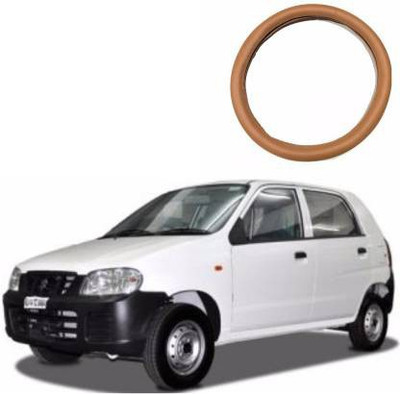 HOTRENZ Steering Cover For Maruti 800, Alto, Alto 800, Alto K10(beige, Leatherite)