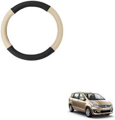 HOTRENZ Steering Cover For Maruti Ertiga, Swift, Swift Dzire, Ritz, Baleno, WagonR, A-Star(black ,beige, Leatherite)