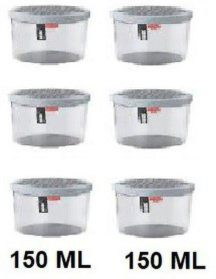 NAYASA Polypropylene Utility Container  - 150 ml(Pack of 6, Multicolor)