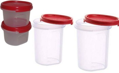 s.m.mart Plastic Utility Container  - 1280 ml(Pack of 4, Multicolor)