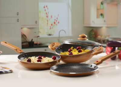 Prestige Festival Pack - Build Your Kitchen Set Induction Bottom Non-Stick Coated Cookware Set(Aluminium, 3 - Piece)