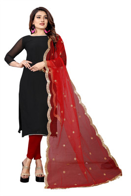 SUDURLABHAH CREATORS Net Embellished Women Dupatta