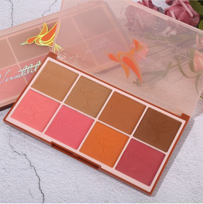 IMagic 8 Color 2-in-1 Blushing Contour Professional Palette 200 g(Multicolor)