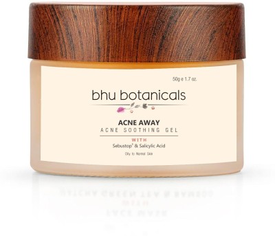 bhu botanicals Acne Away - Acne Soothing Gel with Sebustop(R) & Salicylic Acid - 50gm(100 g)