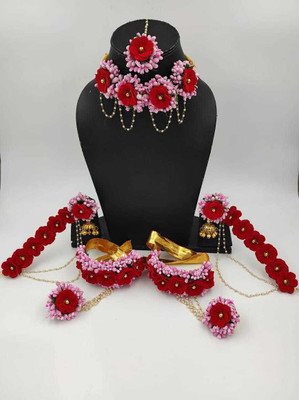 A2 Fashion Fabric Multicolor Jewellery Set(Pack of 1)