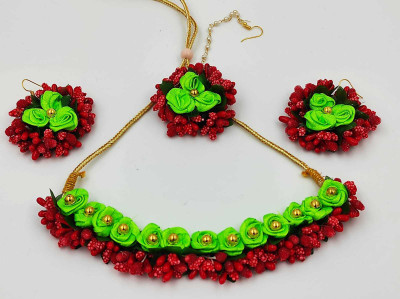 A2 Fashion Fabric Multicolor Jewellery Set(Pack of 1)
