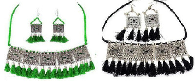 JMBW INTERNATIONAL Alloy Black, Green Jewellery Set(Pack of 1)