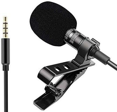 MOOZMOB Original Grade 3.5mm Mic Collar Mic Lapel Mike for Voice Recording and YouTube Microphone