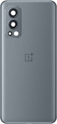 Srewingt OnePlus Nord 2(Glass)With Camera Lens Back Panel(Gray Sierra)