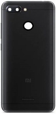 Sandreezz Xiaomi Redmi 6 Back Panel(Black)