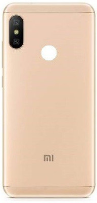 Sandreezz Xiaomi Redmi 6 Pro Back Panel(Gold)