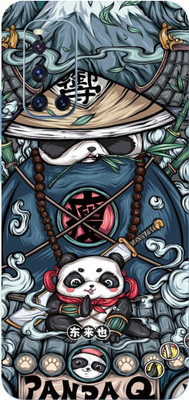 Mclaxa Skin For Vivo V19 mobile back skin, Ninja Panda Mobile Skin(Ninja Panda Skin With Super Matte Finish)