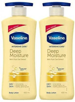 Vaseline DEEP MOISTURE BODY LOTION 600 ML X 2(1.2 L)