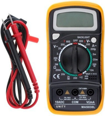 Svojas MAS830L Digital Multimeter (Black, Yellow 8000 Counts) Digital Multimeter(Multicolor 8000 Counts)