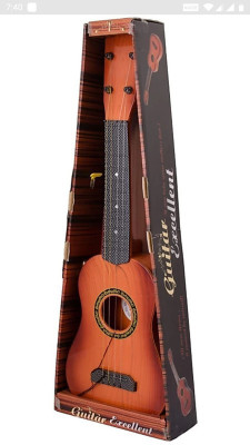 RIGHT SEARCH MUSICAL GUITAR TOY SET FOR KIDS-007(Brown)