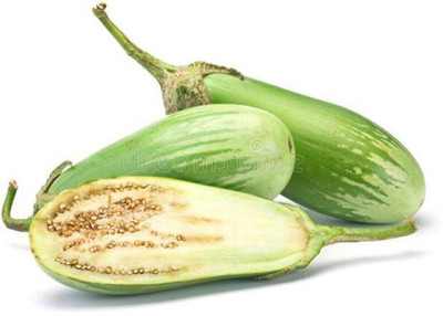 Aro Brinjal Green Long, Brinjal, Eggplant Seed(100 per packet)