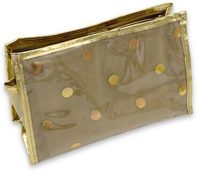 VIHAAN.TRADERS Golden dots set of 3 cosmetic pouch/multipurpose pouch Pouch
