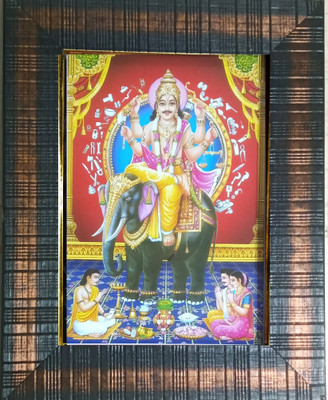 FRAMTASTIC Lord Shree Vishwakarma Ji Religious Wood Photo Frames Religious Frame