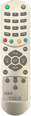 BhalTech 2IN1 6710V00140E 6710V00140Z Universal Compatible with  CRT TV LG Remote Controller(Gray)