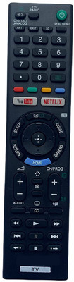 DVB 1370 YT/NF Remote, Compatible for Sony Smart LCD/LED TV SONY Remote Controller(Black)