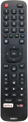 DVB Vu EN2B27V NF/YT Remote, Compatible for VU LCD/LED TV NF/YT, VU Remote Controller(Black)