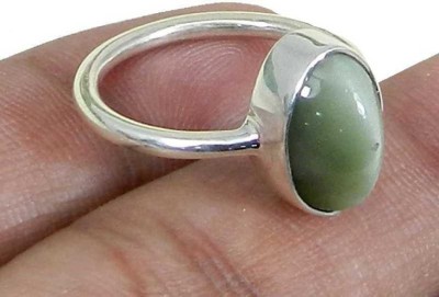 Chopra Gems Natural Cat's Eye Stone Ashtadhatu Ring 6.50 Ratti Certified for Men and Women Metal Cat's Eye Silver Plated Ring