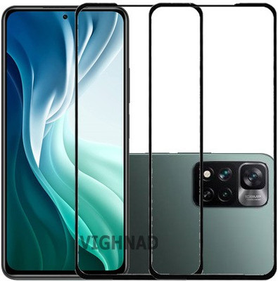 VIGHNAD Edge To Edge Tempered Glass for Xiaomi 11i(Pack of 2)