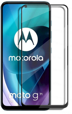 Caseline Edge To Edge Tempered Glass for Motorola Moto G71 5G, MOTOROLA MOTO G71 5g(Pack of 1)