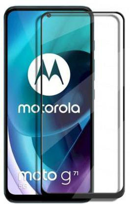 CASEHUNT Edge To Edge Tempered Glass for Moto G71 5G,Motorola G71 5G(Pack of 1)