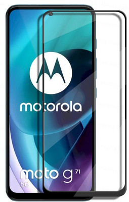 AB PRIME Edge To Edge Tempered Glass for MOTOROLA G71 5G ,MOTO G71(Pack of 1)