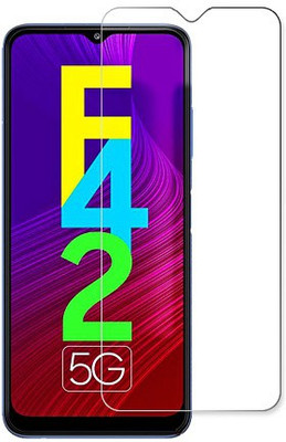 MUTAALI Tempered Glass Guard for Samsung Galaxy F42 5G FRONT(Pack of 1)