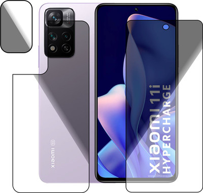 PONDRIK Front and Back Screen Guard for XIAOMI 11i(Pack of 3)