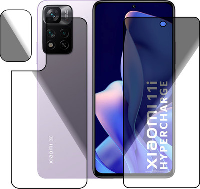 PONDRIK Front and Back Screen Guard for XIAOMI 11i(Pack of 3)