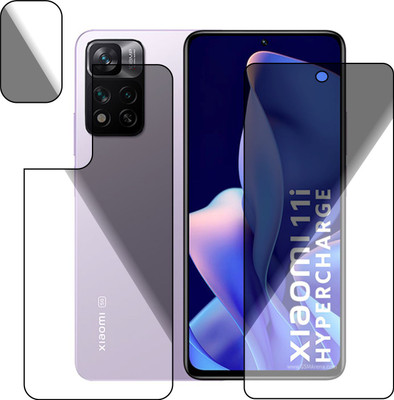 ZLYMMO Front and Back Tempered Glass for XIAOMI 11i (Pack of 3)(Pack of 3)