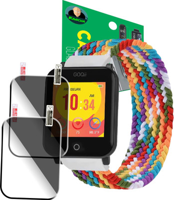 KANCHA Screen Guard for GOQII SMART VITAL JUNIOR WATCH(Pack of 2)