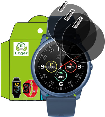 EZGER Screen Guard for Crossbeats Orbit Bluetooth Calling SMART WATCH SCREEN GUARD(Pack of 3)