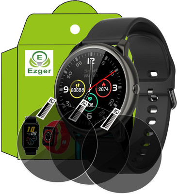 EZGER Screen Guard for Crossbeats Orbit Bluetooth Calling SMART WATCH SCREEN GUARD(Pack of 3)
