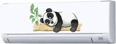 Azan Creation 38.1 cm Panda on Branch Split Ac Stickers Air Conditioner Sticker Self Adhesive Sticker(Pack of 1)