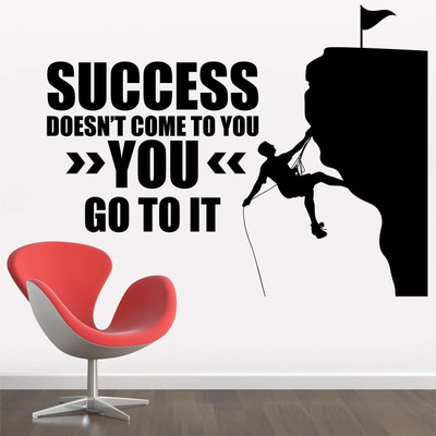 amazinghub 40 cm A...SUCCESS TO YOU Self Adhesive Sticker(Pack of 1)